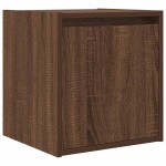vidaXL Noptiera montata pe perete Stejar maro 38x34x40 cm