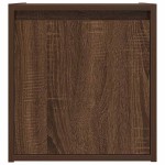 vidaXL Noptiera montata pe perete Stejar maro 38x34x40 cm