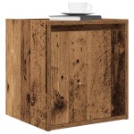 vidaXL Noptiera montata pe perete lemn vechi 38x34x40 cm