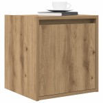 vidaXL Noptiera montata pe perete Stejar Artizanal 38x34x40 cm
