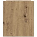 vidaXL Noptiera montata pe perete Stejar Artizanal 38x34x40 cm