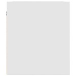vidaXL Noptiera montata pe perete alb 38x34x40 cm