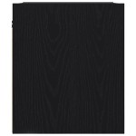 vidaXL Noptiera montata pe perete Stejar negru 38x34x40 cm