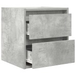 vidaXL Noptiera de perete gri beton 38x34x40 cm
