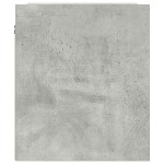 vidaXL Noptiera de perete gri beton 38x34x40 cm