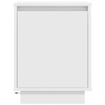 vidaXL Noptiera cu lumini LED alb 38x34x50 cm vidaXL Noptiera cu lumini LED alb 38x34x50 cm