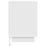 vidaXL Noptiera cu lumini LED alb 38x34x50 cm vidaXL Noptiera cu lumini LED alb 38x34x50 cm
