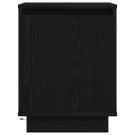 vidaXL Noptiera cu lumini LED Negru 38x34x50 cm vidaXL Noptiera cu lumini LED Negru 38x34x50 cm