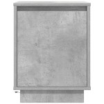 vidaXL Noptiera cu lumini LED Gri beton 38x34x50 cm vidaXL Noptiera cu lumini LED Gri beton 38x34x50 cm