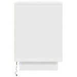vidaXL Noptiera cu lumini LED alb 38x34x50 cm vidaXL Noptiera cu lumini LED alb 38x34x50 cm