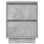 vidaXL Noptiera cu lumini LED Gri beton 38x34x50 cm vidaXL Noptiera cu lumini LED Gri beton 38x34x50 cm