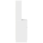 vidaXL Noptiera alb 39x35x125 cm lemn prelucrat vidaXL Noptiera alb 39x35x125 cm lemn prelucrat