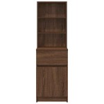 vidaXL Noptiera din stejar maro 39x35x125 cm lemn prelucrat