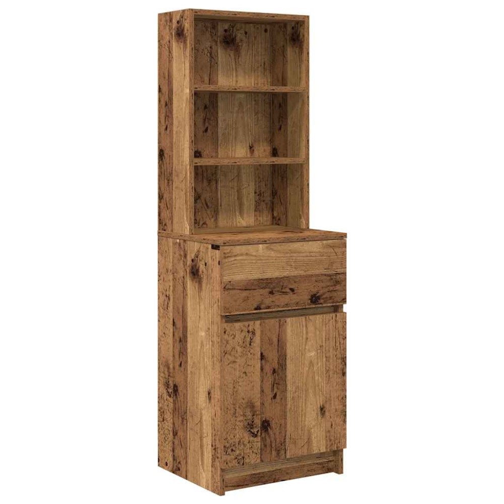 vidaXL Noptiera din lemn vechi 39x35x125 cm lemn prelucrat