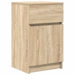 vidaXL Noptieră, stejar sonoma, 39x35x65 cm, lemn compozit vidaXL Noptieră, stejar sonoma, 39x35x65 cm, lemn compozit