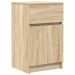 vidaXL Noptiere, 2 buc., stejar sonoma, 39x35x65 cm, lemn compozit vidaXL Noptiere, 2 buc., stejar sonoma, 39x35x65 cm, lemn compozit