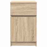 vidaXL Noptiere, 2 buc., stejar sonoma, 39x35x65 cm, lemn compozit vidaXL Noptiere, 2 buc., stejar sonoma, 39x35x65 cm, lemn compozit