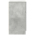 vidaXL Noptieră, gri beton, 39x35x65 cm, lemn prelucrat