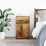vidaXL Noptiera din lemn vechi 39x35x65 cm lemn prelucrat