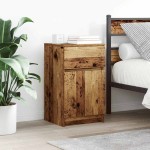 vidaXL Noptiere, 2 buc., lemn vechi, 39x35x65 cm, lemn prelucrat vidaXL Noptiere, 2 buc., lemn vechi, 39x35x65 cm, lemn prelucrat
