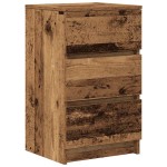 vidaXL Noptiera cu 3 sertare din lemn vechi 39x35x65 cm vidaXL Noptiera cu 3 sertare din lemn vechi 39x35x65 cm