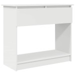 vidaXL Consolă cu sertare alb 85,5x38,5x74,5 cm vidaXL Consolă cu sertare alb 85,5x38,5x74,5 cm