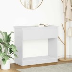 vidaXL Consolă cu sertare alb 85,5x38,5x74,5 cm vidaXL Consolă cu sertare alb 85,5x38,5x74,5 cm