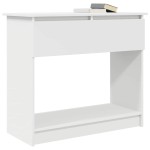 vidaXL Consolă cu sertare alb 85,5x38,5x74,5 cm vidaXL Consolă cu sertare alb 85,5x38,5x74,5 cm