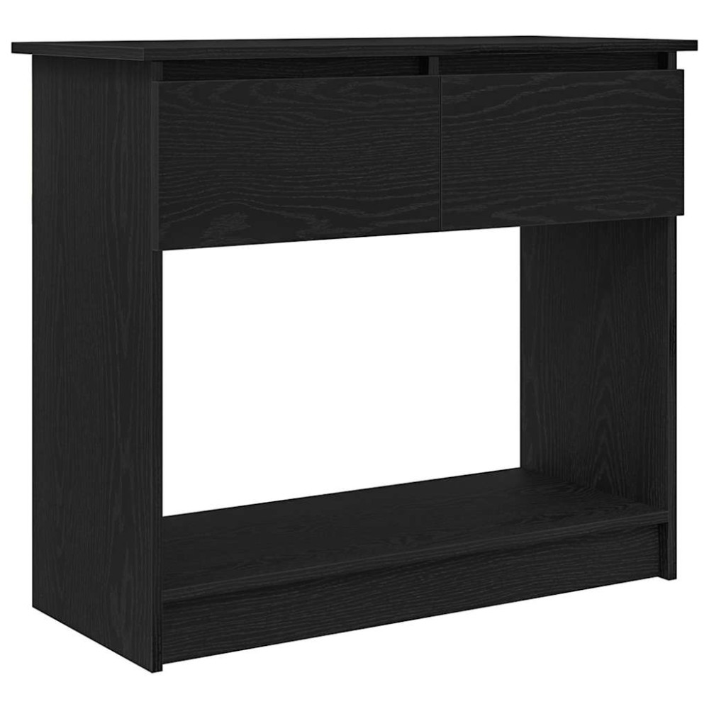 vidaXL Consolă cu sertare Negru 85,5x38,5x74,5 cm