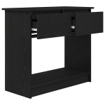 vidaXL Consolă cu sertare Negru 85,5x38,5x74,5 cm vidaXL Consolă cu sertare Negru 85,5x38,5x74,5 cm
