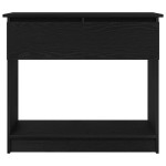 vidaXL Consolă cu sertare Negru 85,5x38,5x74,5 cm vidaXL Consolă cu sertare Negru 85,5x38,5x74,5 cm