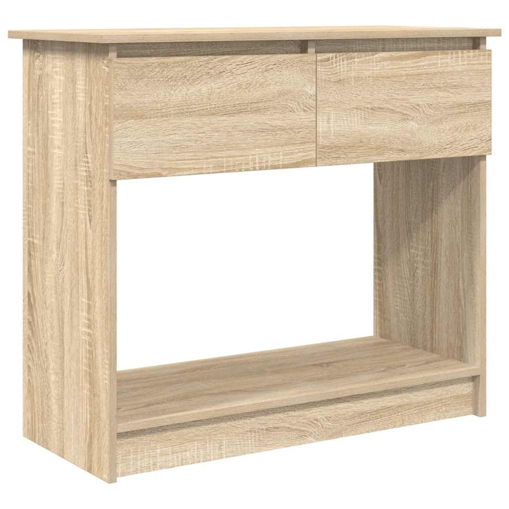 vidaXL Consolă cu sertare Stejar Sonoma 85,5x38,5x74,5 cm