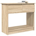 vidaXL Consolă cu sertare Stejar Sonoma 85,5x38,5x74,5 cm vidaXL Consolă cu sertare Stejar Sonoma 85,5x38,5x74,5 cm