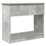 vidaXL Consolă cu sertare Gri beton 85,5x38,5x74,5 cm vidaXL Consolă cu sertare Gri beton 85,5x38,5x74,5 cm