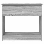 vidaXL Consolă cu sertare Gri Sonoma 85,5x38,5x74,5 cm vidaXL Consolă cu sertare Gri Sonoma 85,5x38,5x74,5 cm