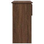 vidaXL Consolă cu sertare Stejar maro 85,5x38,5x74,5 cm vidaXL Consolă cu sertare Stejar maro 85,5x38,5x74,5 cm