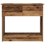 vidaXL Consolă cu sertare Lemn vechi 85,5x38,5x74,5 cm vidaXL Consolă cu sertare Lemn vechi 85,5x38,5x74,5 cm