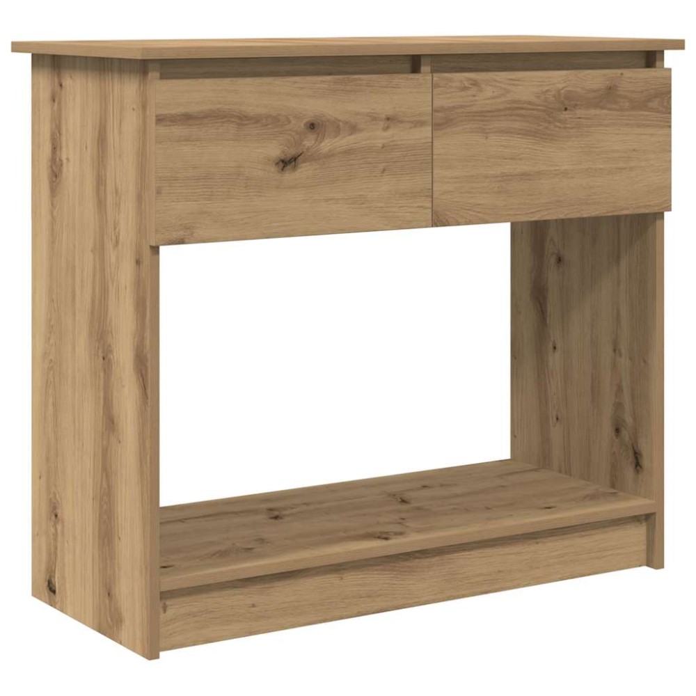vidaXL Consolă cu sertare Artisan Stejar 85,5x38,5x74,5 cm