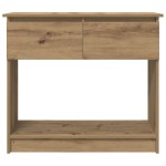 vidaXL Consolă cu sertare Artisan Stejar 85,5x38,5x74,5 cm vidaXL Consolă cu sertare Artisan Stejar 85,5x38,5x74,5 cm