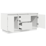 vidaXL Dulap TV cu lumini LED alb 100x41x50 cm vidaXL Dulap TV cu lumini LED alb 100x41x50 cm