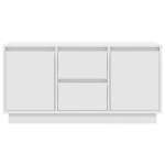 vidaXL Dulap TV cu lumini LED alb 100x41x50 cm vidaXL Dulap TV cu lumini LED alb 100x41x50 cm