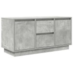vidaXL Comodă TV cu lumini LED, gri beton, 100x41x50 cm vidaXL Comodă TV cu lumini LED, gri beton, 100x41x50 cm