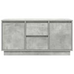 vidaXL Comodă TV cu lumini LED, gri beton, 100x41x50 cm vidaXL Comodă TV cu lumini LED, gri beton, 100x41x50 cm