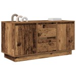 vidaXL Dulap TV cu lumini LED, lemn vechi, 100x41x50 cm vidaXL Dulap TV cu lumini LED, lemn vechi, 100x41x50 cm