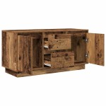 vidaXL Dulap TV cu lumini LED, lemn vechi, 100x41x50 cm vidaXL Dulap TV cu lumini LED, lemn vechi, 100x41x50 cm