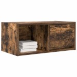 vidaXL Dulap TV stejar afumat 60x31x25,5 cm din lemn de prelucrare