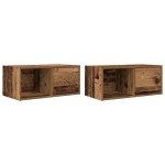 vidaXL Dulapuri TV 2 buc Lemn vechi 60x31x25,5 cm Lemn prelucrat vidaXL Dulapuri TV 2 buc Lemn vechi 60x31x25,5 cm Lemn prelucrat