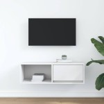 vidaXL Dulap TV alb 80x31x25,5 cm lemn prelucrat