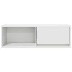 vidaXL Dulap TV alb 80x31x25,5 cm lemn prelucrat