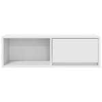 vidaXL Dulapuri TV 2 buc Alb 80x31x25,5 cm Lemn prelucrat vidaXL Dulapuri TV 2 buc Alb 80x31x25,5 cm Lemn prelucrat
